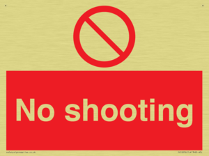 No shooting